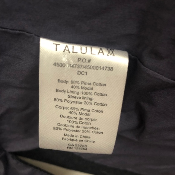 Aritzia Talula Navy Boyfriend Blazer Size 2 - Picture 3 of 5